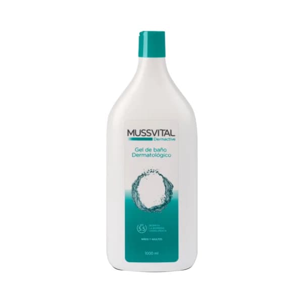 MUSSVITAL Dermative Gel de baño dermatológico, para niños y adultos 1 l. - 1 l - Imagen del producto en Findit