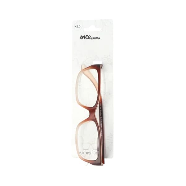 INCA FARMA Gafas de lectura unisex para presbicia (vista cansada +2.0 dioptrías) INCA FARMA. - 1 ud - Imagen del producto en Findit