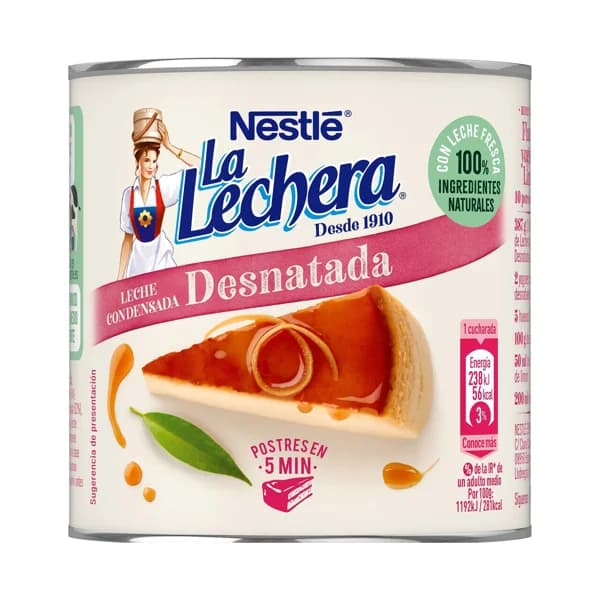 LA LECHERA Leche condensada desnatada LA LECHERA 387 g. - 0.39 kg - Imagen del producto en Findit