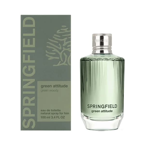 SPRINGFIELD Green attitude Eau de toilette para hombre con vaporizador en spray 100 ml. - 0.1 l - Imagen del producto en Findit
