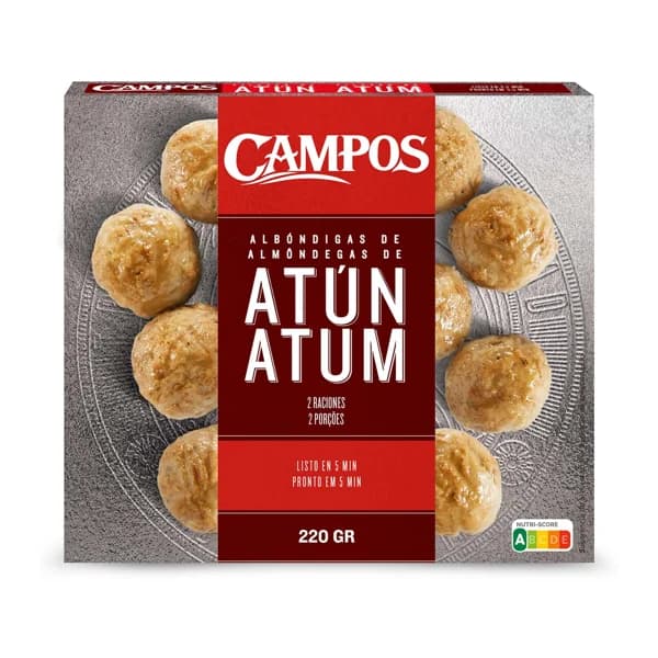CAMPOS Albóndigas de atún 220 g. - 0.22 kg - Imagen del producto en Findit