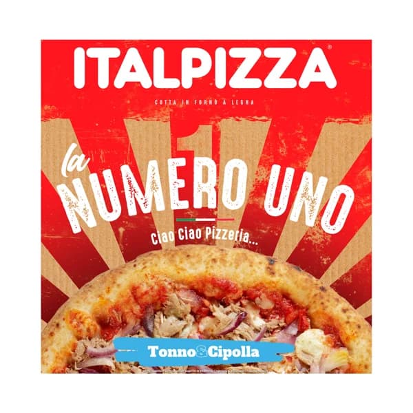 ITALPIZZA Pizza congelada de atún y cebolla morada 435 g.. - 0.44 kg - Imagen del producto en Findit