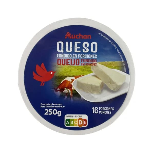 AUCHAN Queso en porciones 16 uds. Producto Alcampo - 0.25 kg - Imagen del producto en Findit