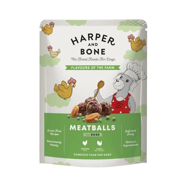 HARPER & BONE Sabores de granja Alimentación húmeda para perro de carne 300 g. - 0.3 kg - Imagen del producto en Findit