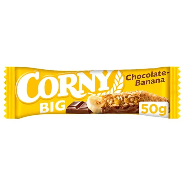 Barrita cereales choco-banana CORNY BIG 2 x 50 g. - 0.1 kg - Imagen del producto en Findit