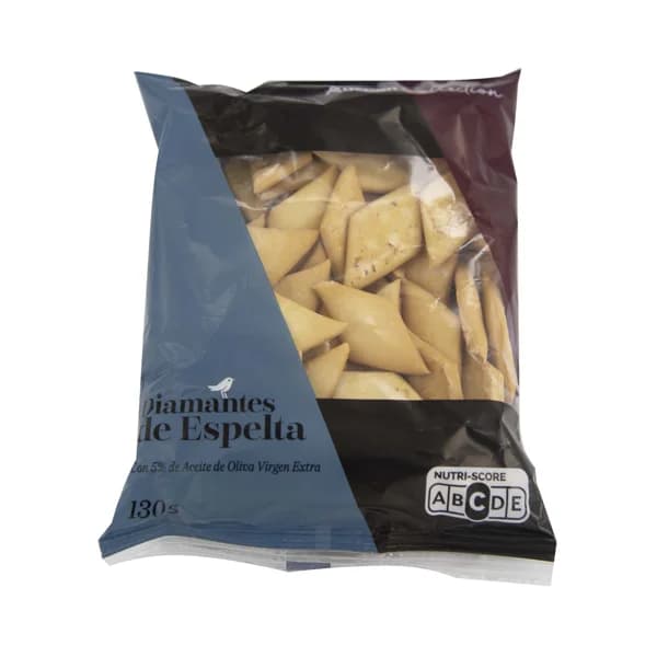 ALCAMPO GOURMET Diamantes de espelta 130 g. - 0.13 kg - Imagen del producto en Findit