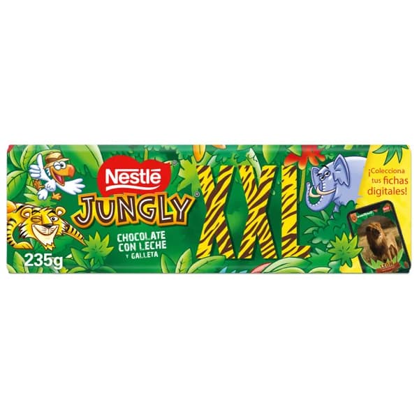 NESTLÉ Jungly XXL Chocolate con leche y galleta 235 g. - 0.24 kg - Imagen del producto en Findit
