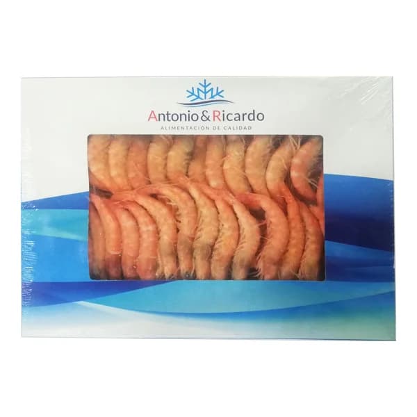 ANTONIO Y RICARDO Gamba mediana 64/96, cocida y ultracongelada ANTONIO Y RICARDO 800 g (P.N.) - 1 kg - Imagen del producto en Findit