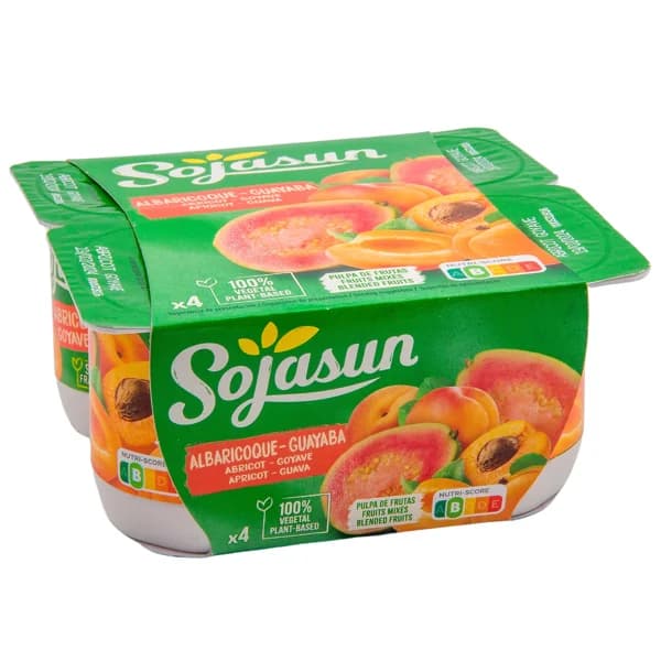 SOJASUN Especialidad de soja con albari y guayaba 4 x 100 g. - 0.4 kg - Imagen del producto en Findit