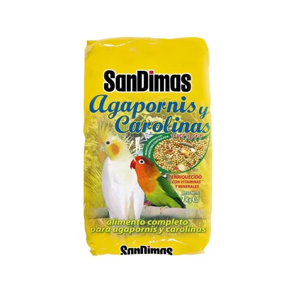 SANDIMAS Alimento completo para agropornis y carolinas SANDIMAS 1 kg. - 1 kg - Imagen del producto en Findit