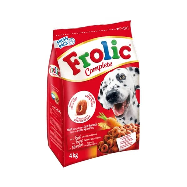 FROLIC Comida para perros a base de buey, zanahorias y cereales FROLIC COMPLETE 4 kg. - 4 kg - Imagen del producto en Findit