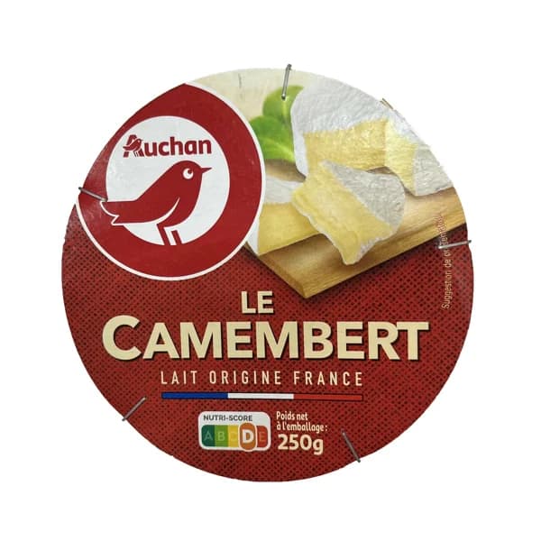 AUCHAN Queso camembert 250 g. Producto Alcampo - 0.25 kg - Imagen del producto en Findit