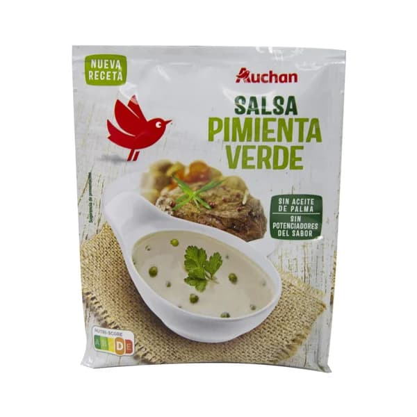 PRODUCTO ALCAMPO Salsa de pimienta verde 50 g. - 0.05 kg - Imagen del producto en Findit