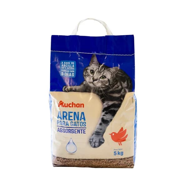 PRODUCTO ALCAMPO Arena absorbente para gatos 5 kg. - 5 kg - Imagen del producto en Findit