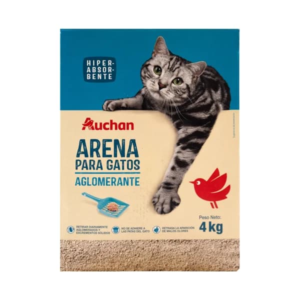 PRODUCTO ALCAMPO Arena aglomerante para gatos 4 kg. - 4 kg - Imagen del producto en Findit