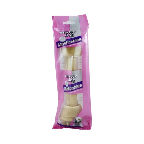 MISTER DOG Huesos masticable de vacuno de 23 centímetros con nudos para perros MISTER DOG 1 ud. de 105 g. - 0.11 kg - Imagen del producto en Findit