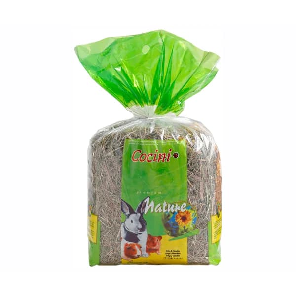 COCINI Heno para roedores con ortiga y caléndula COCINI NATURE 500 gr. - 0.5 kg - Imagen del producto en Findit