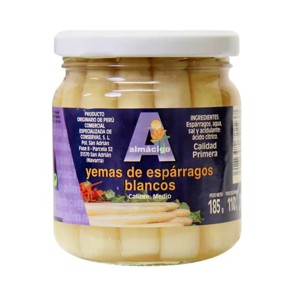 ALMACIGO Yemas de espárragos 185 g. - 0.19 kg - Imagen del producto en Findit