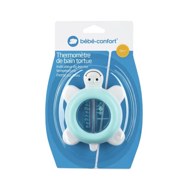 Termómetro de baño, tortuga, color azul, SAFETY FIRST. - 1 ud - Imagen del producto en Findit