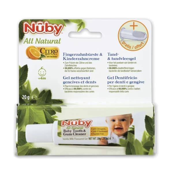 Cepillo dedal con gel, NUBY. - 1 ud - Imagen del producto en Findit