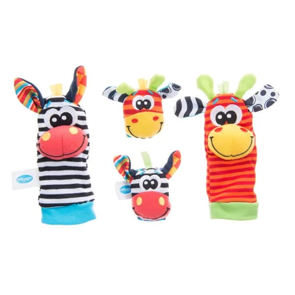 Set de sonajeros, animales de la jungla, PLAYGRO. - 1 ud - Imagen del producto en Findit