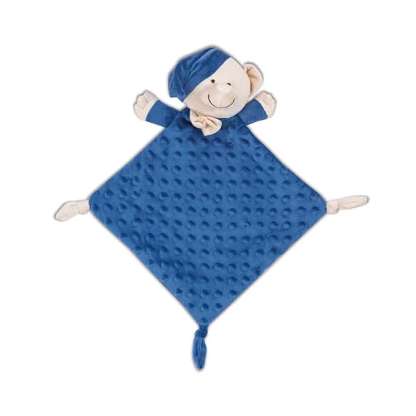 Set de manta burbuja + doudou, color azul oscuro, INTERBABY. - 1 ud - Imagen del producto en Findit