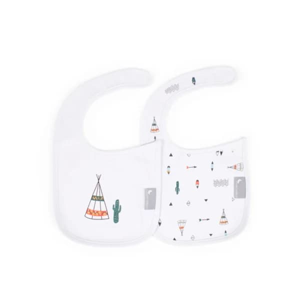 Pack de 2 baberos con estampado, MORA. - 1 ud - Imagen del producto en Findit