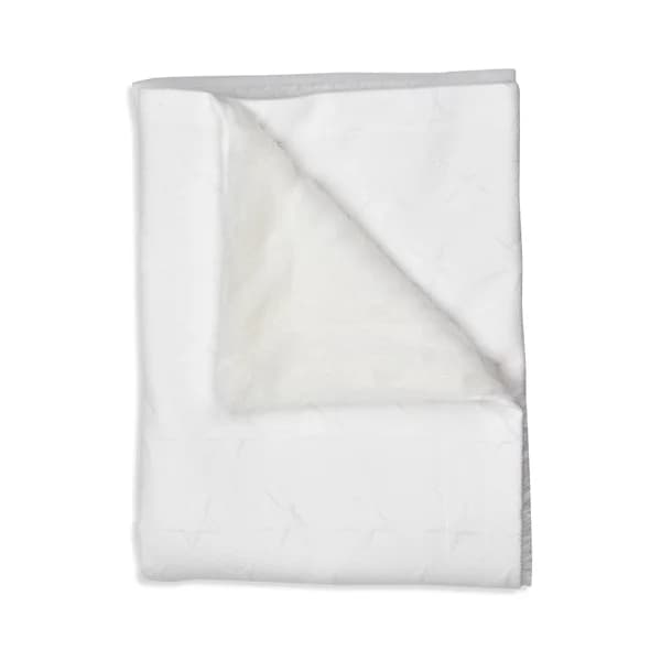 Manta para cuna, color blanco, PISPAS. - 1 ud - Imagen del producto en Findit