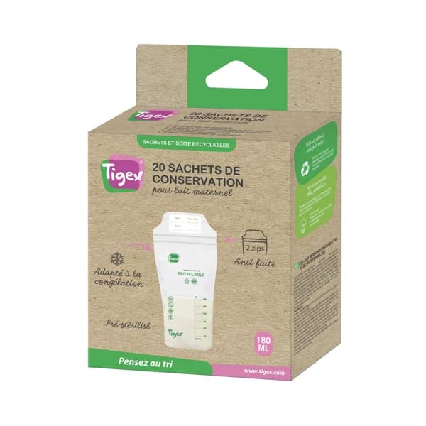Bolsa para leche materna, TIGEX. - 1 ud - Imagen del producto en Findit