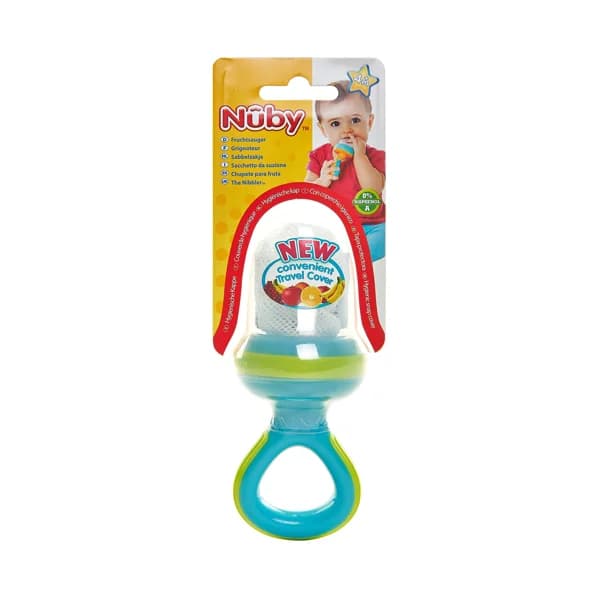 Alimentador antiahogo con tapa NUBY. - 1 ud - Imagen del producto en Findit
