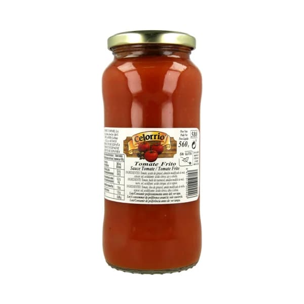 CELORRIO Tomate frito 560 g. - 0.56 kg - Imagen del producto en Findit