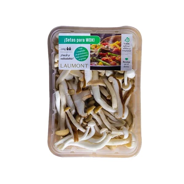 Mezcla de setas de cultivo para wok LAUMONT 150 g. - 0.15 kg - Imagen del producto en Findit