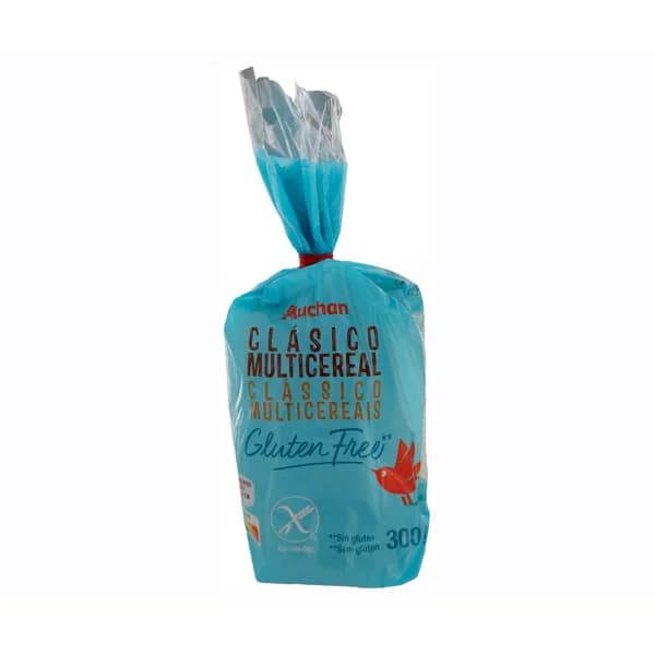 PRODUCTO ALCAMPO Pan de molde multicereales, elaborado sin gluten 300 g. - 0.3 kg - Imagen del producto en Findit