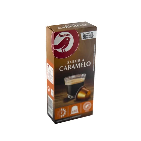 PRODUCTO ALCAMPO Café en cápsulas sabor caramelo I7, 10 uds. - 0.05 kg - Imagen del producto en Findit