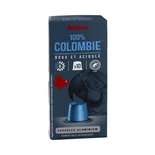 PRODUCTO ALCAMPO Café en cápsulas Colombia I8,  10 uds. - 0.05 kg - Imagen del producto en Findit