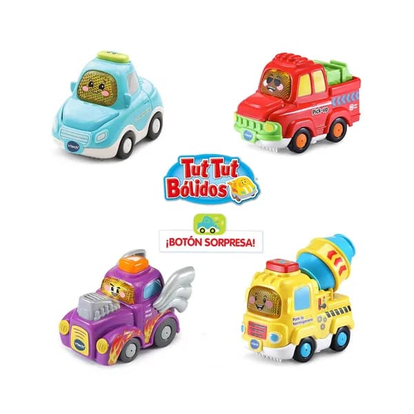 Tut Tut Bólidos Disney coches de juguete indestructibles con luces, voces, canciones y melodías Mickey Minnie Donald Guffy VTech Baby. Edad recomendada desde 1-5 años - 1 ud - Imagen del producto en Findit