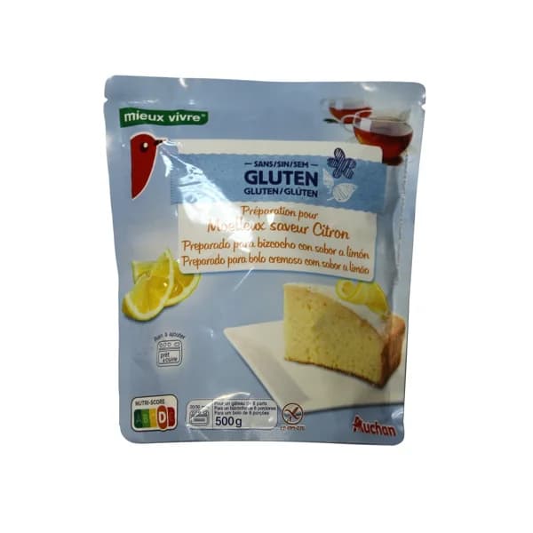 PRODUCTO ALCAMPO Preparado para bizcocho sabor a limón PRODUCTO ALCAMPO 500 g. - 0.5 kg - Imagen del producto en Findit