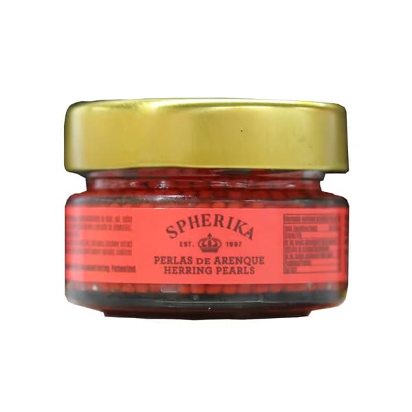SPHERIKA  Sucedáneo de caviar arenque rojo MSC (Pesca sostenible certificada) 50 g. - 0.05 kg - Imagen del producto en Findit