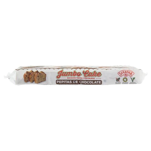 SERAFINA JUMBO CAKE Bizcocho con pepitas de chocolate, tierno y esponjoso 550 g. - 0.5 kg - Imagen del producto en Findit