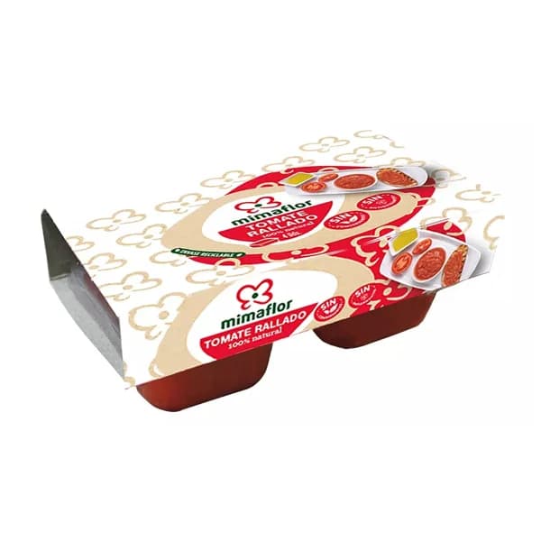 Tomate rallado MIMAFLOR 4 uds. x 55 g. - 0.2 kg - Imagen del producto en Findit