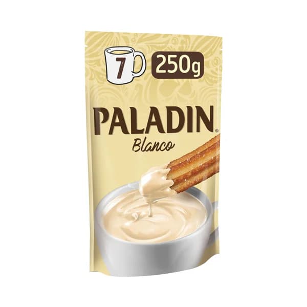 PALADIN Cacao a la taza instantáneo, sabor chocolate blanco PALADÍN 250 g. - 0.25 kg - Imagen del producto en Findit