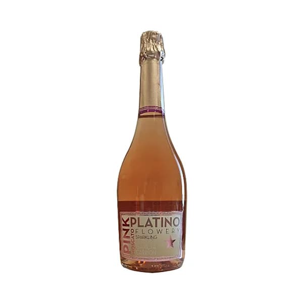 PLATINO Vino Moscato espumoso rosado botella 75 cl. - 1 ud - Imagen del producto en Findit