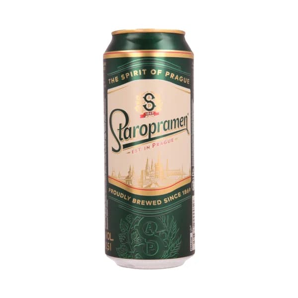 STAROPRAMEN Cerveza pilsner checa lata 50 cl. - 0.5 l - Imagen del producto en Findit