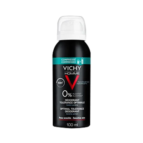 VICHY Desodorante en spray para hombre, sin alcohol, especial pieles sensibles VICHY Homme 100 ml. - 0.1 l - Imagen del producto en Findit
