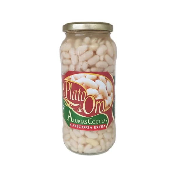 EL PLATO DE ORO Categoría extra  Alubias cocidas 400 g. - 0.4 kg - Imagen del producto en Findit