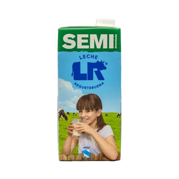 L.R. Leche de vaca semidesnatada 1 l. - 1 l - Imagen del producto en Findit