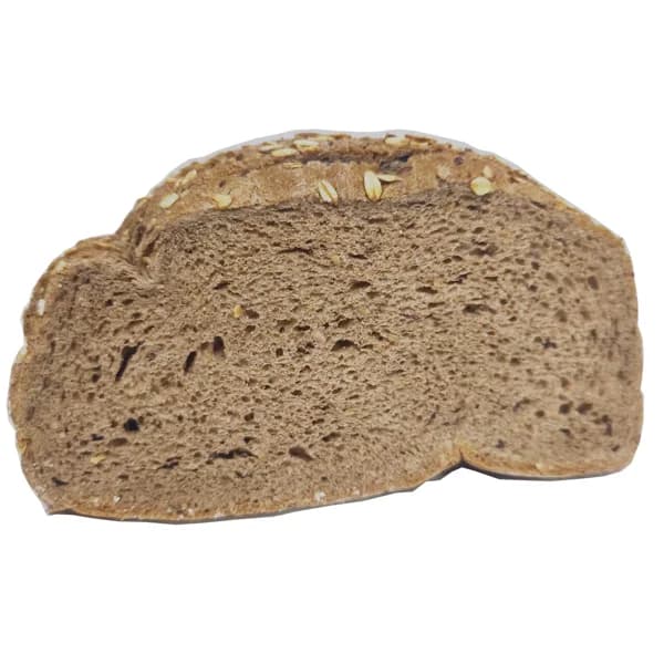 Media hogaza de pan con copos de avena - 0.4 kg - Imagen del producto en Findit