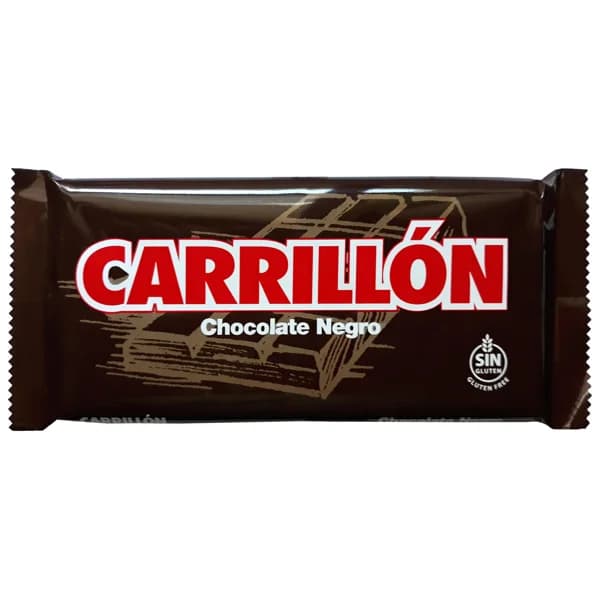 CARRILLÓN Chocolate negro elaborado sin gluten tableta de 100 g. - 0.1 kg - Imagen del producto en Findit