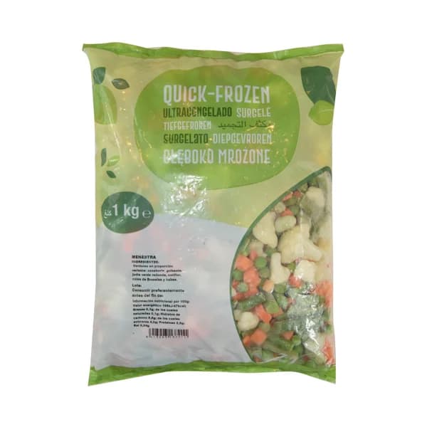 QUICK-FROZEN Menestra de verduras congelada 1 kg. - 1 kg - Imagen del producto en Findit