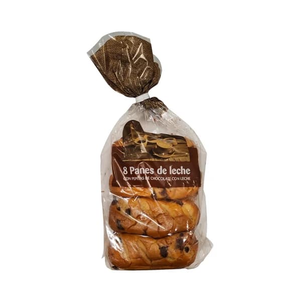 ESPANORAC Panes de leche con pepitas de chocolate con leche 8 uds. - 0.28 kg - Imagen del producto en Findit